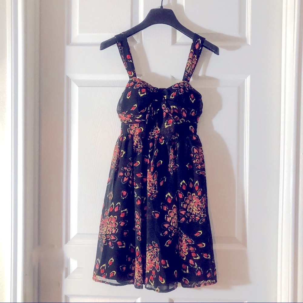 NWT Candie’s Cute Black Floral Sundress